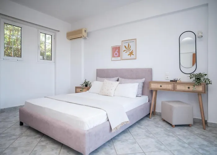 Spiros Ii & 50m From Center 300m From Ideal For Families And Groups Appartement Laganas
