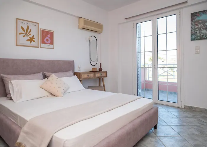 Appartement Spiros Ii & 50m From Center 300m From Ideal For Families And Groups Laganas