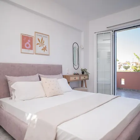 דירה Spiros Ii & 50m From Center 300m From Ideal For Families And Groups