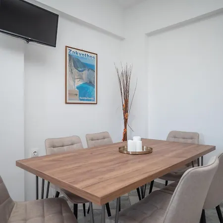 דירה Spiros Ii & 50m From Center 300m From Ideal For Families And Groups