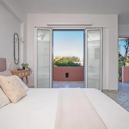 Spiros Ii & 50m From Center 300m From Ideal For Families And Groups דירה לגאנאס