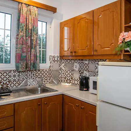 דירה Spiros Ii & 50m From Center 300m From Ideal For Families And Groups לגאנאס