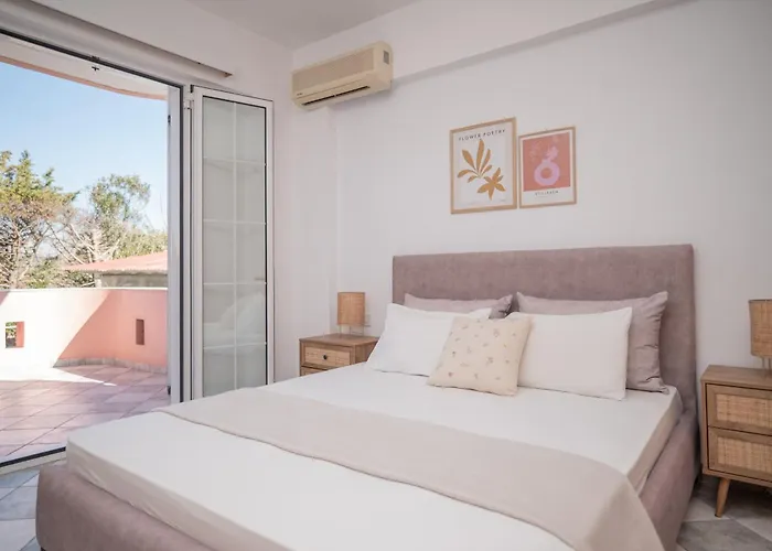 아파트 Spiros Ii & 50m From Center 300m From Ideal For Families And Groups